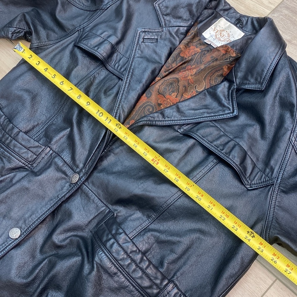 Vintage 80's Genuine Leather Jacket - Picture 14 of 16